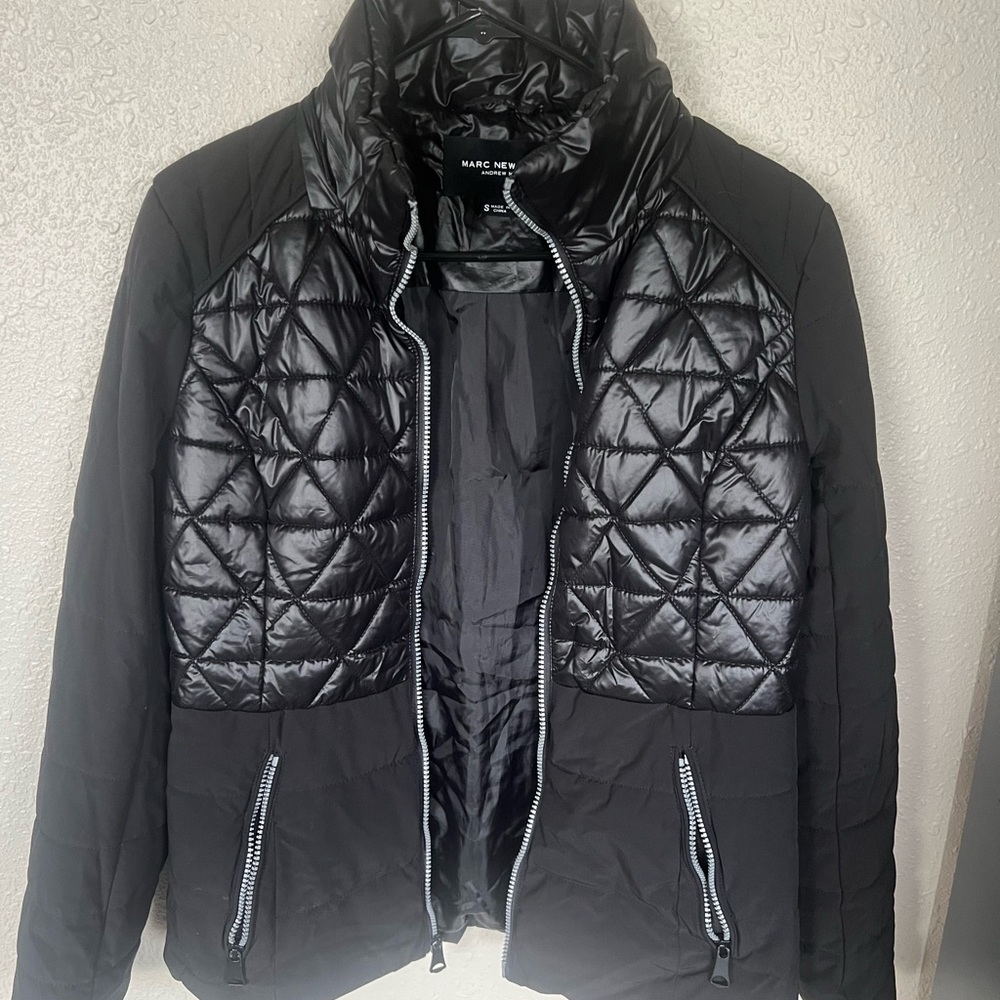 Marc New Yor  wooman Black Puffer Jac